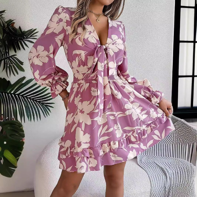 Bloom Boldly: Floral A-Line Dress