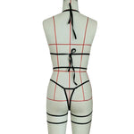 Bandage Lace Lingerie Set - runwayfashionista.com
