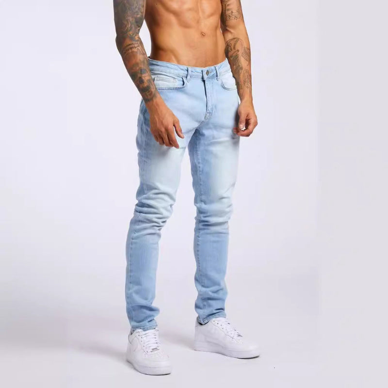 The Ultimate High-Waist Skinny: Redefining Casual Sophistication - light blue