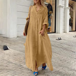 Long Sleeve Oversize Shirt Dresses