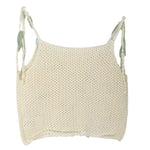 Hand Hook Flower Sleeveless Top