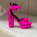 Buckle strap exposed toe sandals - runwayfashionista.com