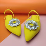 Sunflower Diamond Buckle Flat Sandals