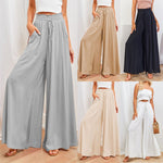 The Essential Elastic Wide-Leg Pant