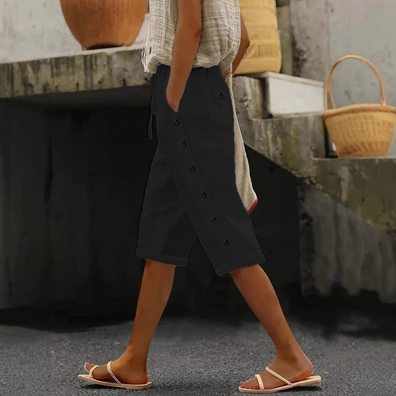 Versatile High-Waist Casual Shorts