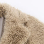 Artificial Fur Effect Short Jacket: The Luxe Commute Essential