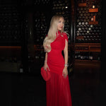 Chiffon Splicing Midi Dress