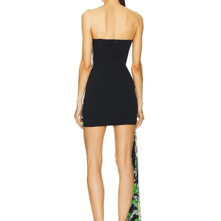 Strapless Bodycon Mini Bandage Dress