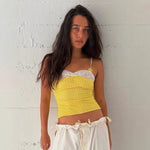 Polka Dot Perfection: Your New Strapless Crop Top!