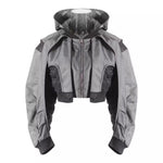 Color Blocked Baseball Jacket