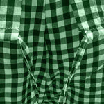 Plaid Round Neck Half Sleeve Top and Pants Set -runwayfashionista.com