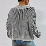 Striped Contrasting Sweater