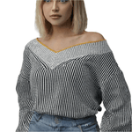 Striped Contrasting Sweater