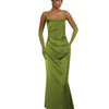 Backless Satin Maxi: Luxe Night Style
