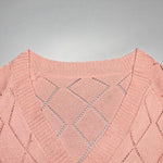 Long Sleeve Loose Knitted Sweater Top