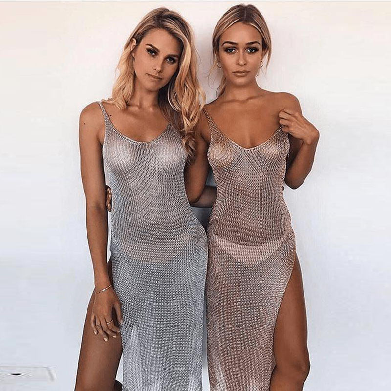 Mesh Beach Dress