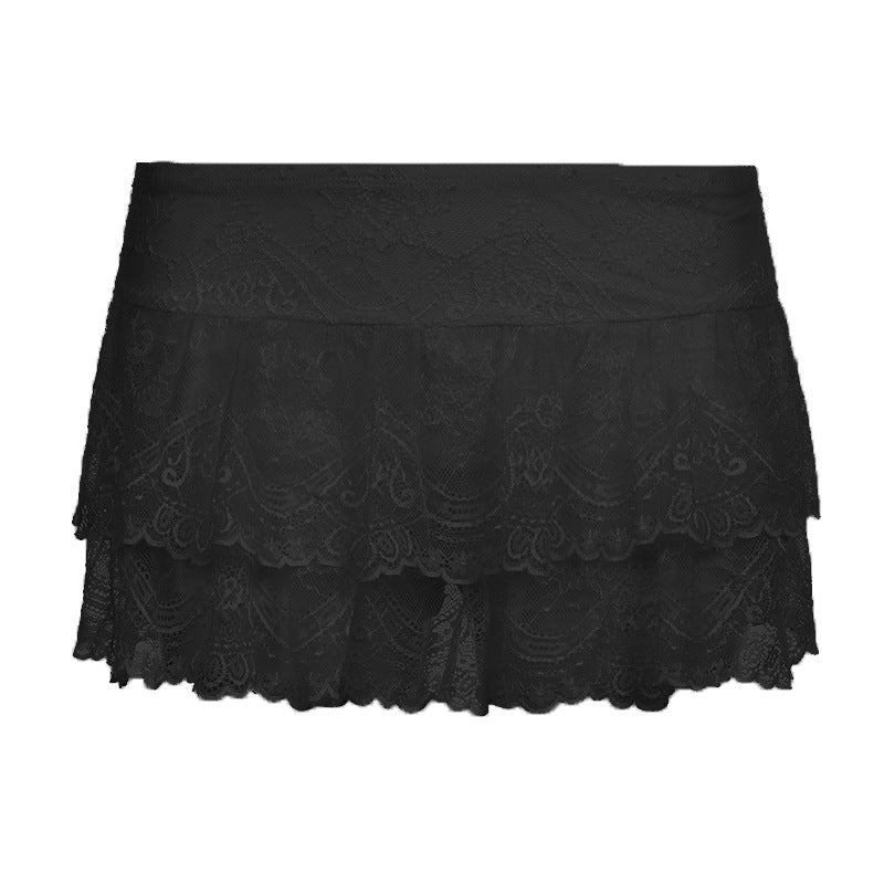 Lace & Layers: The Ultimate Mini Skirt