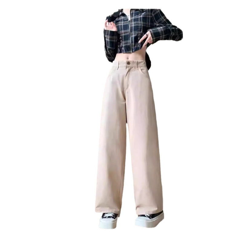 Loose and Slim Casual Straight Leg Pants