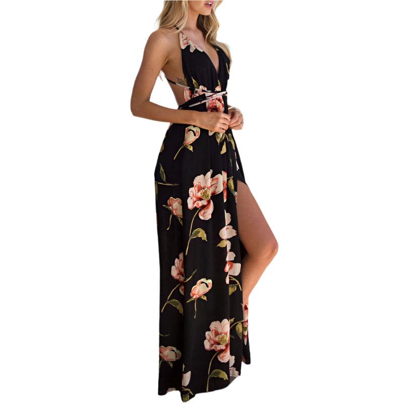 Boho Maxi Evening Dress - runwayfashionista.com