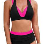 Halter High-waistedi Two-piece Swimsuit