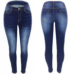 Low Waist Multi-Color Hip Lifting Slim Fit Women's Jeans - runwayfashionista.com