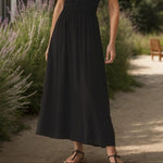 French women's dress for beach leisure vacation - runwayfashionista.com