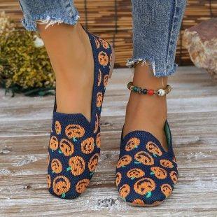 Large Round Toe Flat Sole Single Shoes - runwayfashionista.com