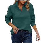 Stand Up Collar Long Sleeve Hoodie