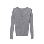 Henley V-Neck Knit: Sharp Commuter Edge