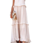 Lotus Leaf Edge Long Dress