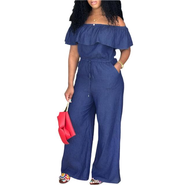 Ruffles wide leg jumpsuit -runwayfashionista.com