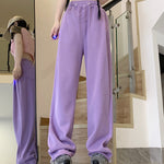 High-Waisted Mini Drawstring Casual Sports Sweatpants