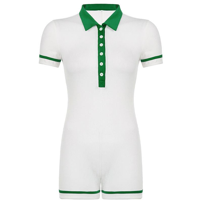 Casual Sports Romper - runwayfashionista.com