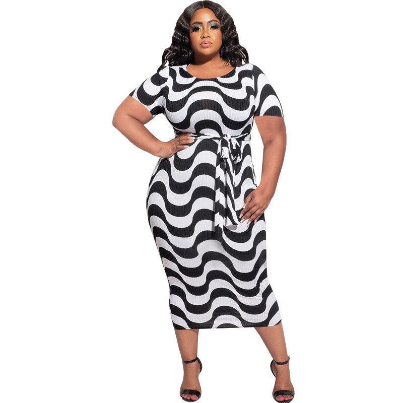 Plus Size Bodycon Casual Dresses