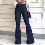 Vintage Ladies Bell Bottom Jeans - runwayfashionista.com