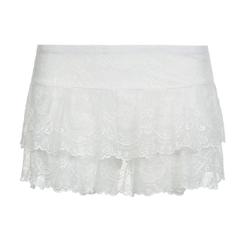 Lace & Layers: The Ultimate Mini Skirt