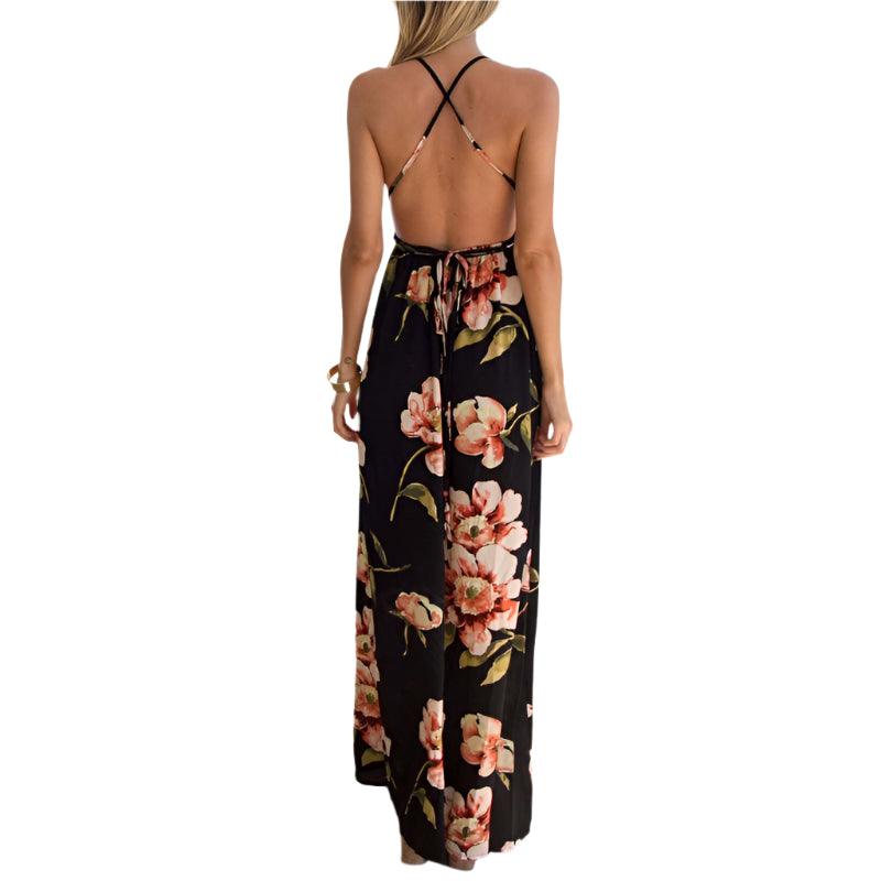 Boho Maxi Evening Dress - runwayfashionista.com