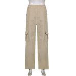 High Waist Straight Sleeve Panel Pants - runwayfashionista.com