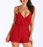 V - neck romper - runwayfashionista.com
