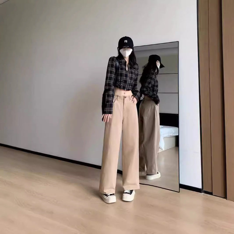 Loose and Slim Casual Straight Leg Pants