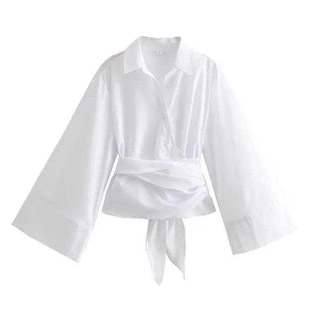 Vintage Elegant Luxury Blouses: Timeless Sophistication for the Modern Woman - white