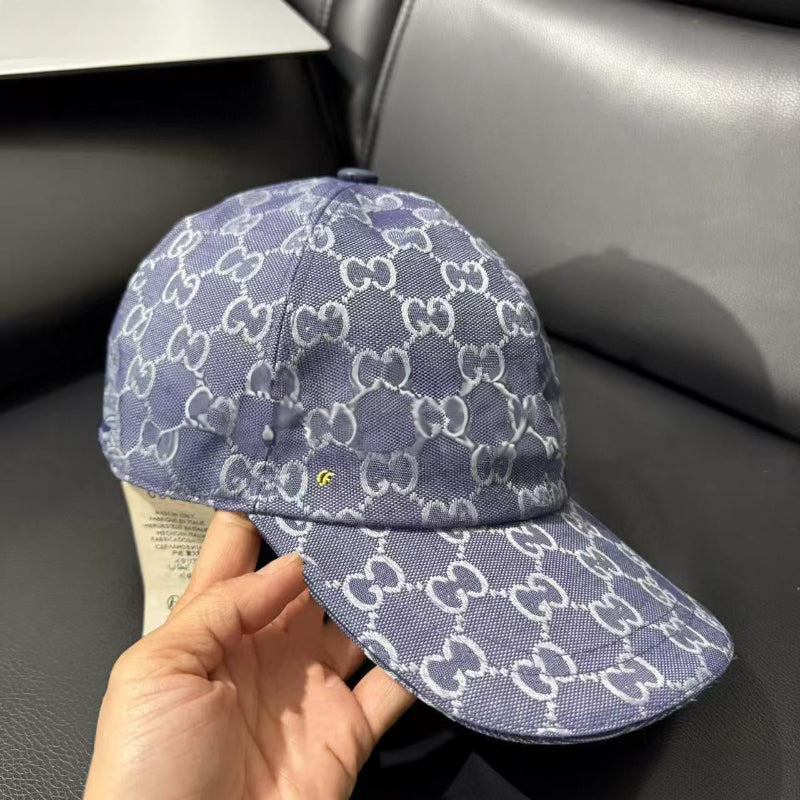 Jacquard letter baseball cap