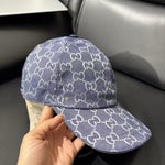 Jacquard letter baseball cap