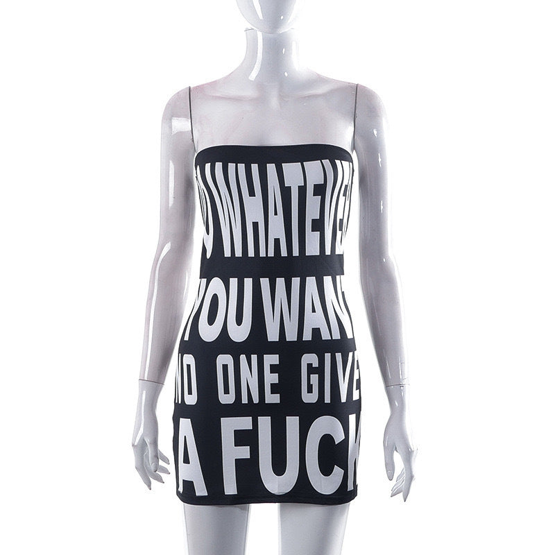 Fitted Slimming Printed Wrap Mini Dress - black