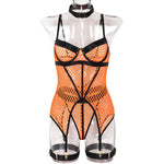 Steel Ring Hanging Neck and Leg RingLingerie - runwayfashionista.com