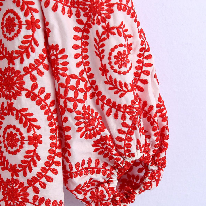 Long Sleeve Embroidered Shirts