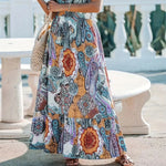 Walk on the Wild Side: Embrace the Glamour of the Printed Halter Neck Maxi Dress