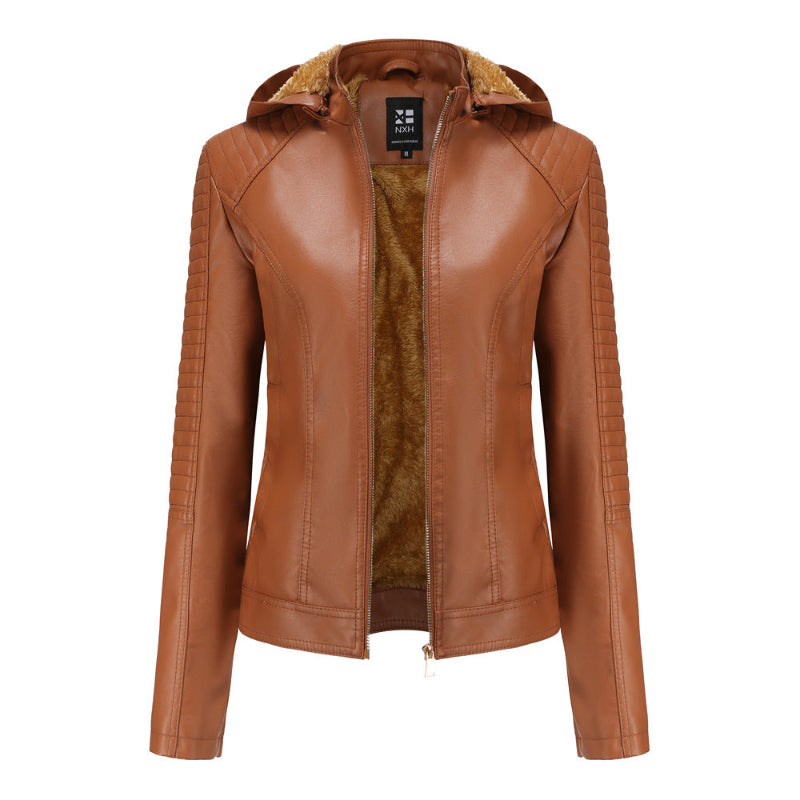 Gemini saidHooded Long Sleeved Jacket: The Ultimate Urban Essential - brown