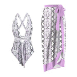 Cover Up Tie Chiffon Skirt beachwear - runwayfashionista.com