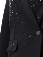 Notched Collar Single Breasted Blazer